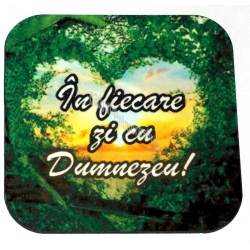 Suport cana/pahar, In fiecare zi cu Dumnezeu!